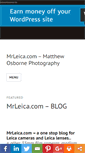Mobile Screenshot of mrleica.com